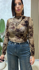 Maglia Isa Marrone