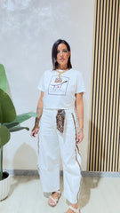 T-Shirt Cappello Bianca