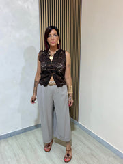 BLUSA MULAN MARRONE