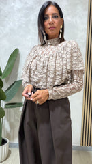 Blusa Pizzo Beige