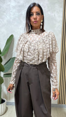 Blusa Pizzo Beige