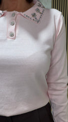 Maglia Polo Chic Rosa