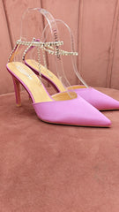 SANDALO STRASS GLICINE