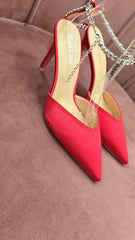 SANDALO STRASS ROSSA