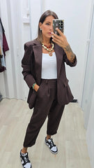 TAILLEUR OVERSIZE CHOCO