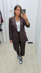 TAILLEUR OVERSIZE CHOCO