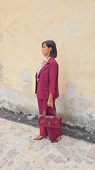 Tailleur Bordeaux