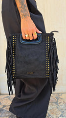 BORSA FRANGE NERA