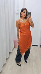 MAXI BLUSA LINGERIE RUGGINE