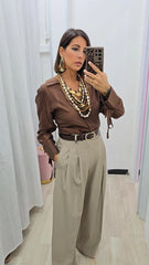 Camicia Viky Marrone