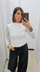 Maglia Velata Bianco