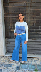 MAGLIA CORSETTO BIANCA