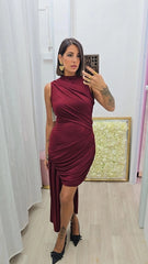 ABITO DENISE BORDEAUX
