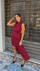 ABITO DENISE BORDEAUX