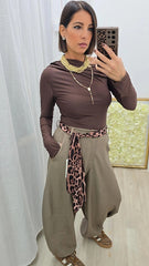 Pantalone Ballon Tortora art66659