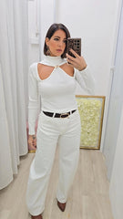 Maglia Farfalla Bianco