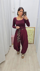 Pantalone Ballon Bordeaux art66659