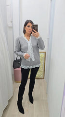 PULL PIZZO GRIGIO