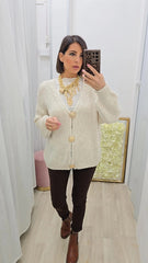 MAXI CARDIGAN SPILLE PANNA ART.