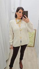MAXI CARDIGAN SPILLE PANNA ART.