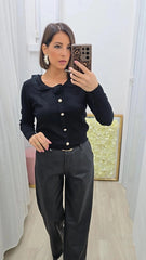 PULL FIORE NERO  ART..D3035