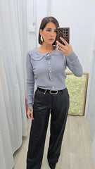 PULL FIORE GRIGIO ART..D3035