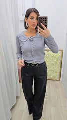 PULL FIORE GRIGIO ART..D3035