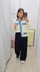 CARDIGAN DENIM ART.69105