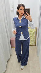 COORDINATO SPILLE JEANS  ART.3189