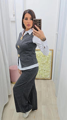 COORDINATO SPILLE GRIGIO ART.3189