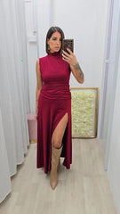 ABITO VITTORIA BORDEAUX