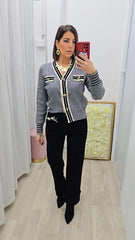Cardigan Romantica Grigio art.15654