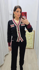 Cardigan Romantica Nero art.15654