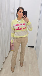 JEANS ZAMPA BEIGE ART.5093/3