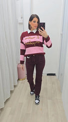 Jeans Bordeaux art.Y6119X3