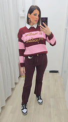 Jeans Bordeaux art.Y6119X3