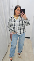 Camicia Scozzese Nero art.8930