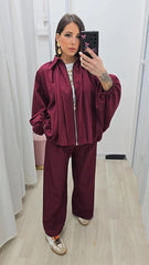 Coordinato Saretta Bordeaux