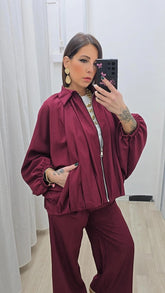 Coordinato Saretta Bordeaux