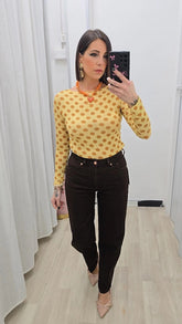 JEANS CUORE MARRONE ART.740/6