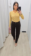 JEANS CUORE MARRONE ART.740/6