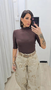 Body Spalline Marrone