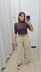 Body Spalline Marrone