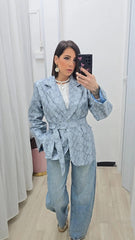 BLAZER ECOPELLE PITONATO