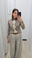 Pantalone Siviglia Tortora