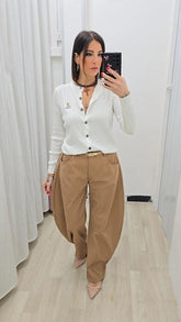 Cardigan Teddy Bianco