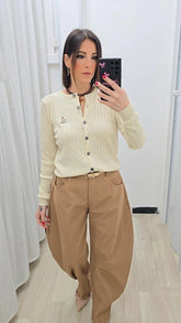 Cardigan Teddy Beige