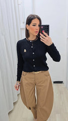 Cardigan Teddy Nero
