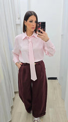 Camicia Quadretti Rosa
