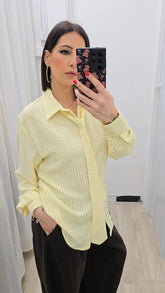 Camicia Quadretti Giallo
